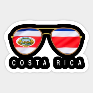 Costa Rica  sunglasses Sticker